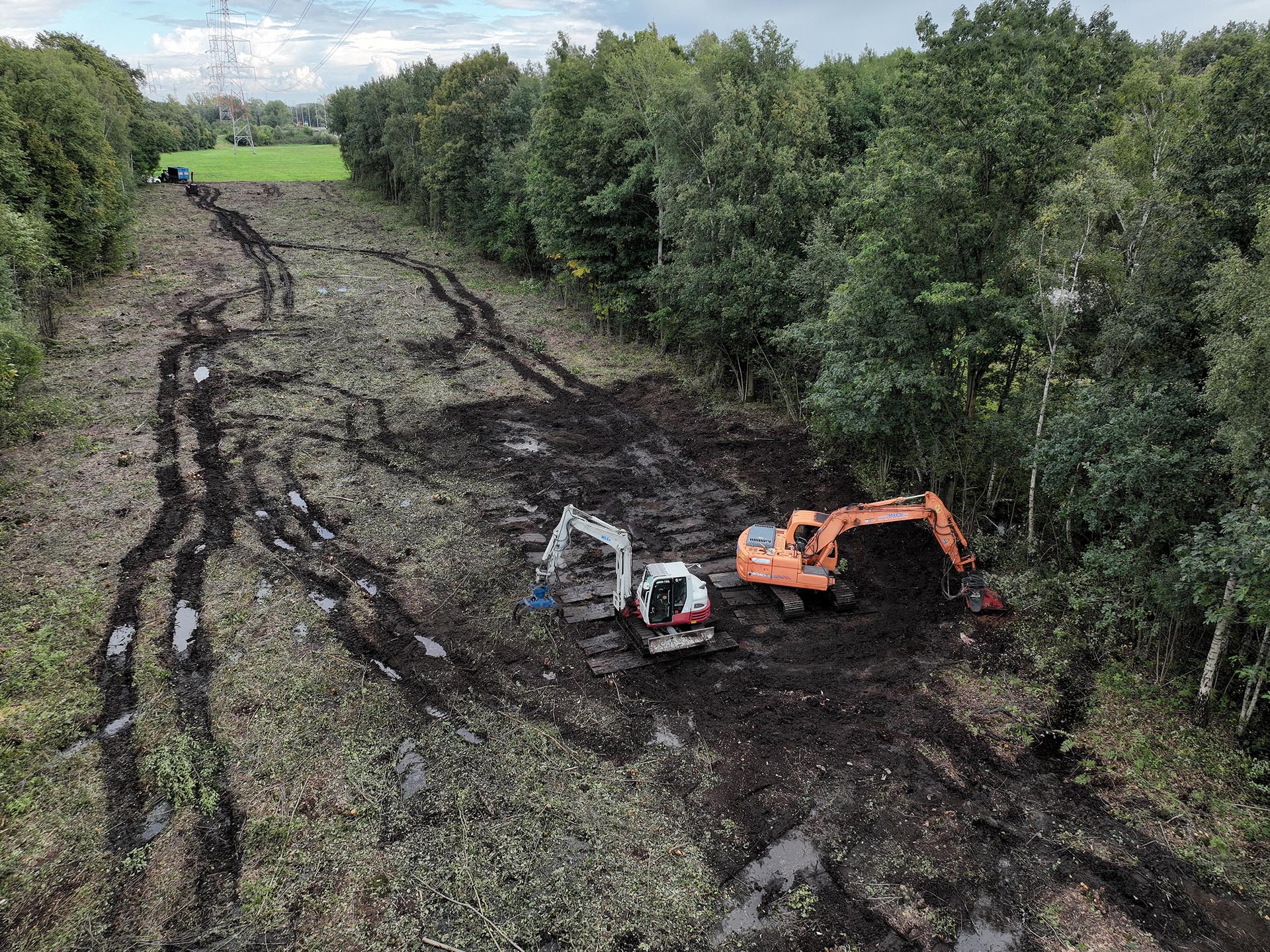 Omvorming boscorridor - Natuurtechnische opdrachten